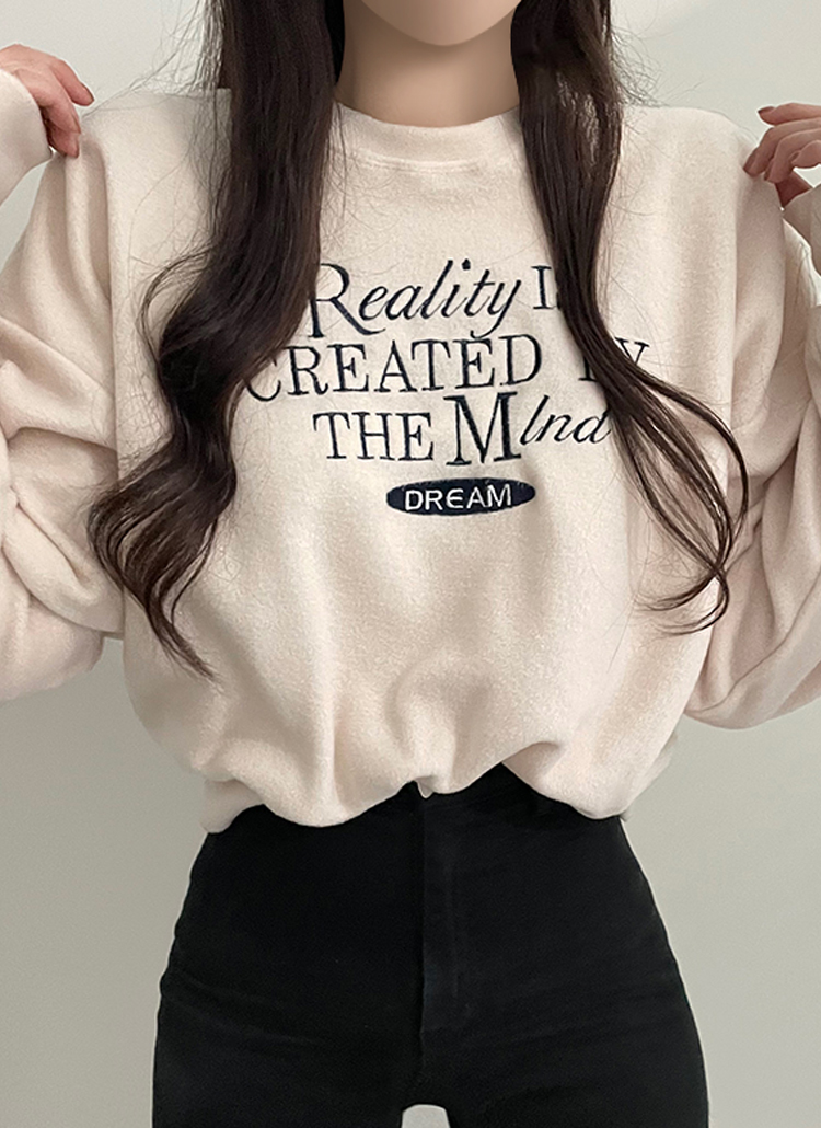 両起毛レタリングクロップドスウェット | レディースファッション通販