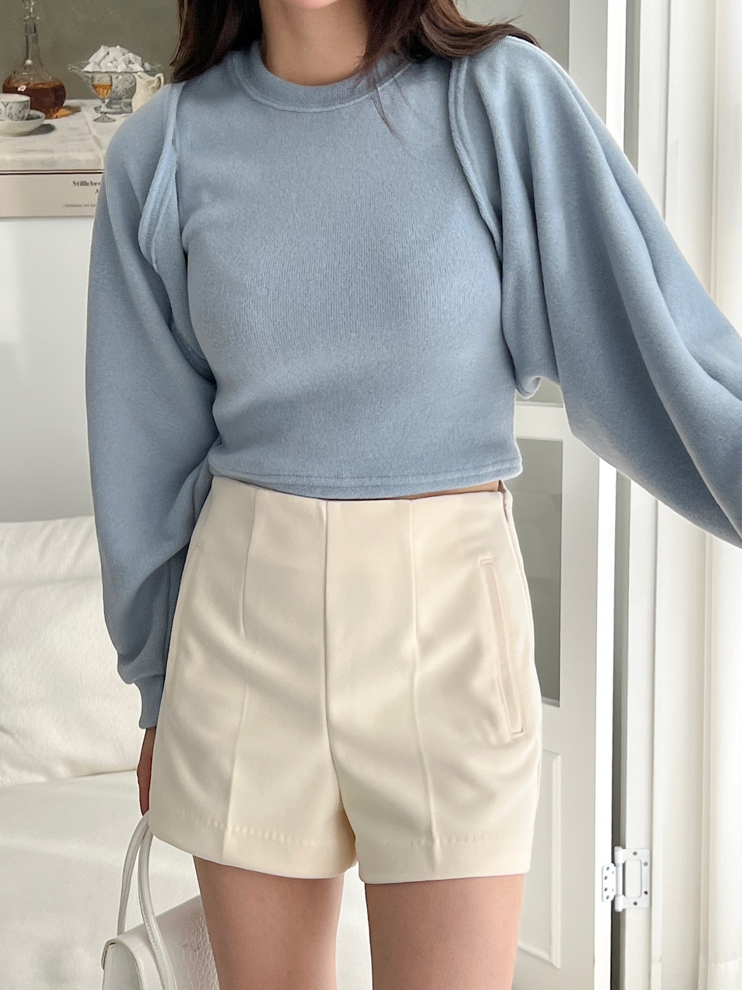 センタープレスダーツショートパンツ | レディースファッション