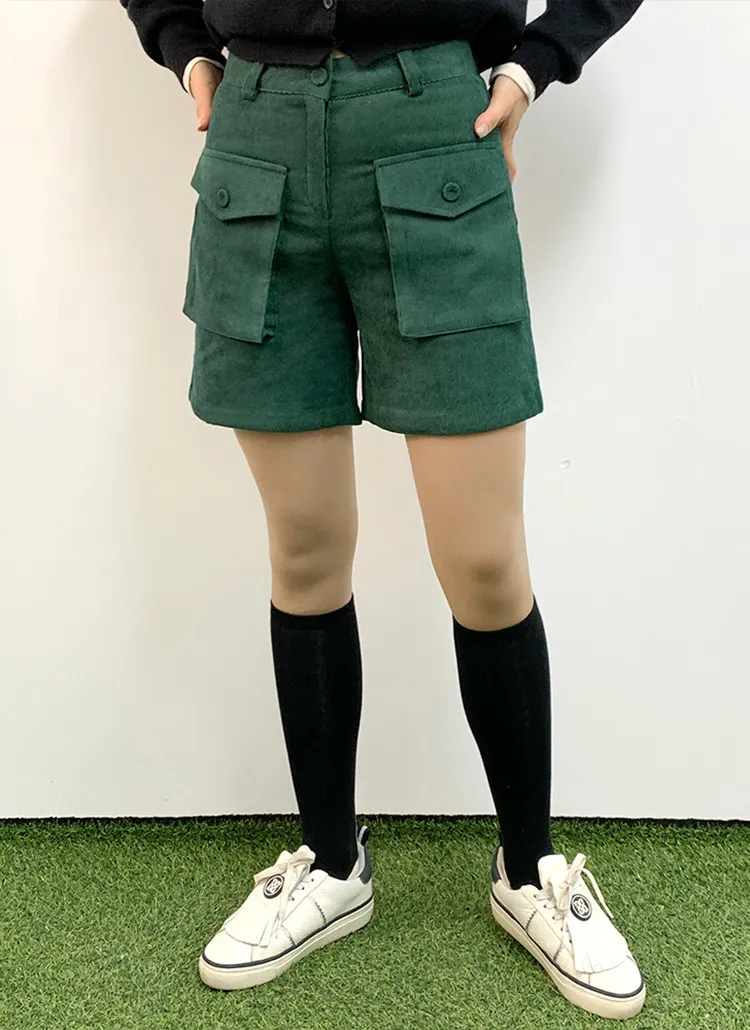 コーデュロイフラップショートパンツ | voer | 詳細画像1