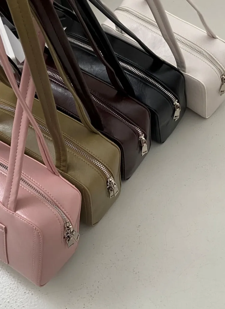 ロングハンドルエコレザーバッグ | mandarinetree | 詳細画像1