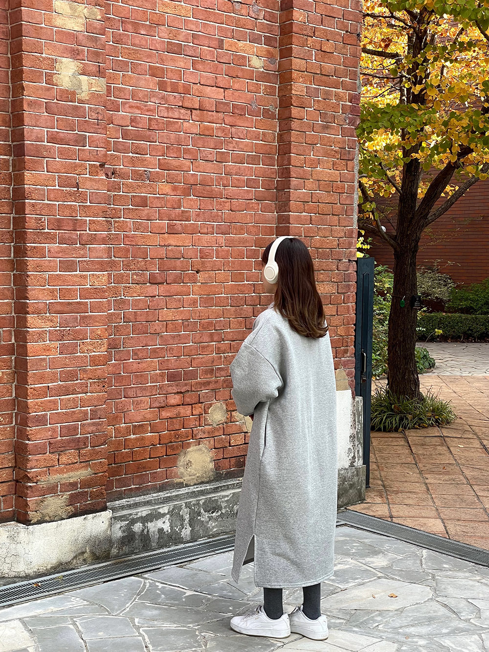 裏起毛襟スリットスウェットワンピース | 詳細画像16
