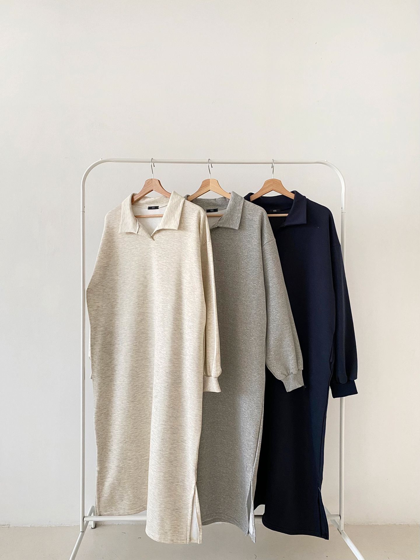 裏起毛襟スリットスウェットワンピース | 詳細画像19