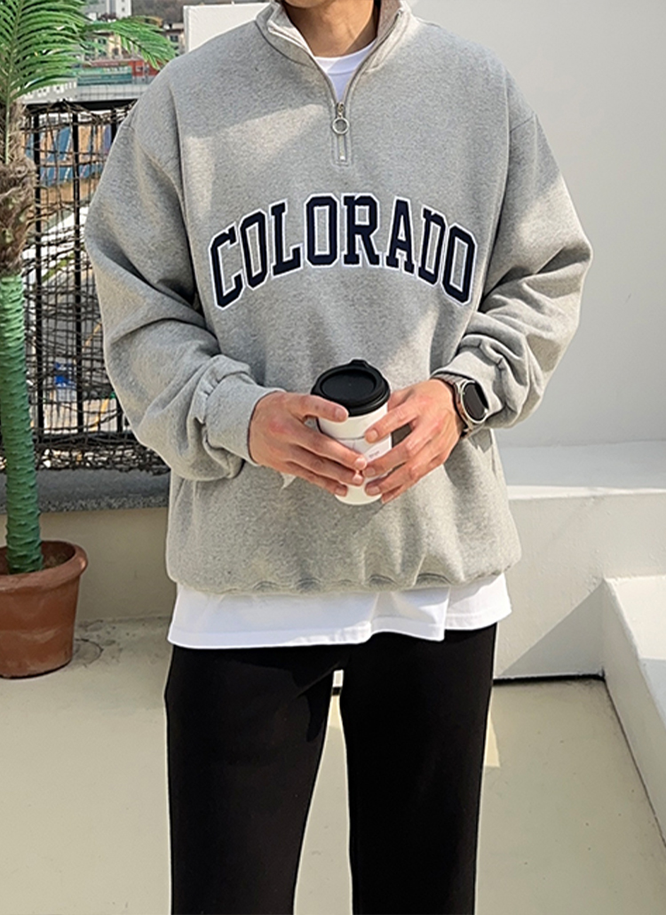 ST. CLAIR APPAREL GEORGIA ハーフジップ　スウェット ST. CLAIR APPAREL GEORGIA ハーフジップ スウェット