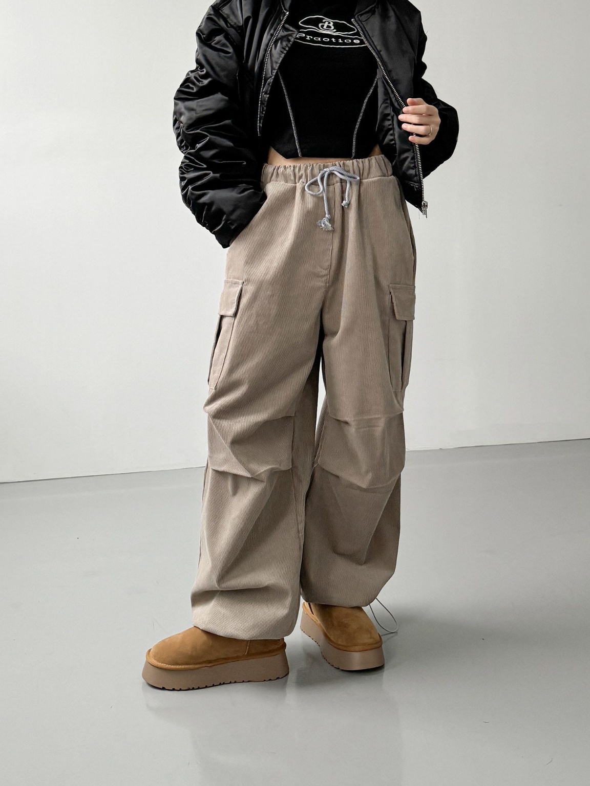 N.HOOLYWOOD - CARGO PANTS （BEIGE） / グラミチ コーデュロイ