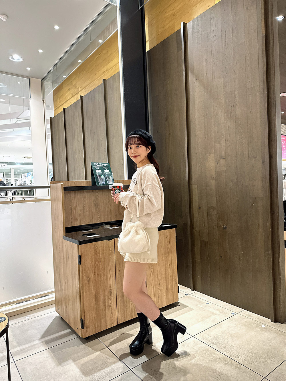 UNBIND スウェットポロ ブラウン×オフホワイト M 1739553_23311944_k4.jpg?f=webp