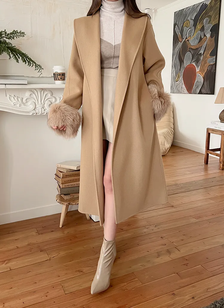 フォックスファースリーブコート | レディースファッション通販 - DHOLIC 