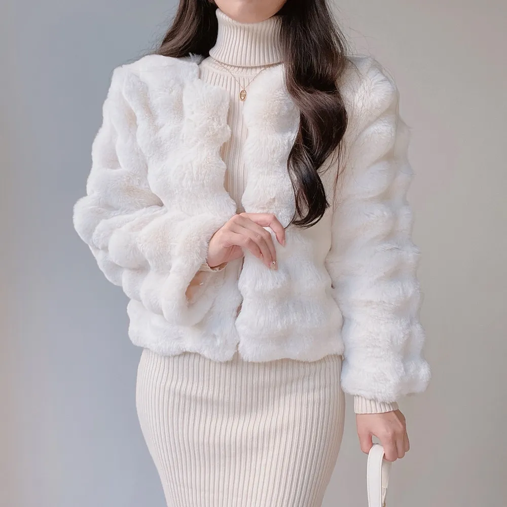 エコファーショートジャケット | レディースファッション通販 - DHOLIC