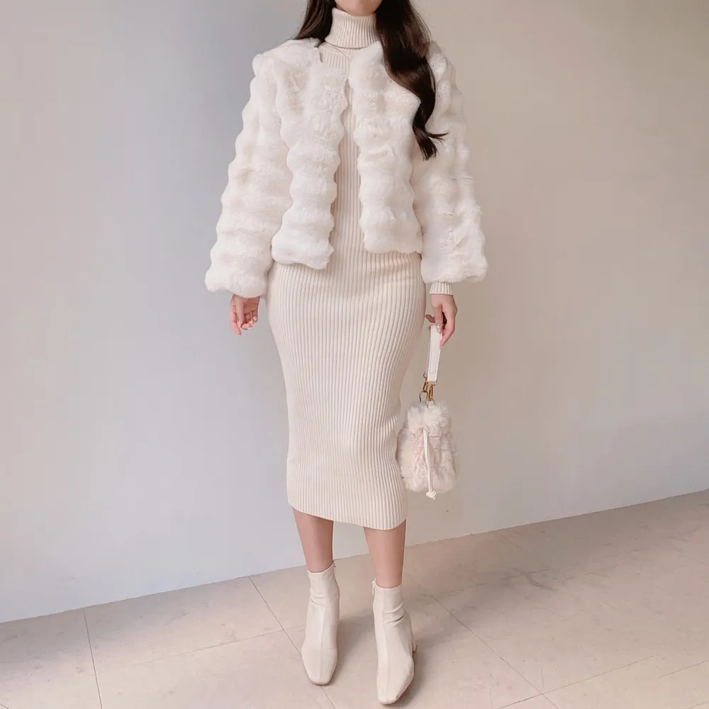 エコファーショートジャケット | レディースファッション通販 - DHOLIC