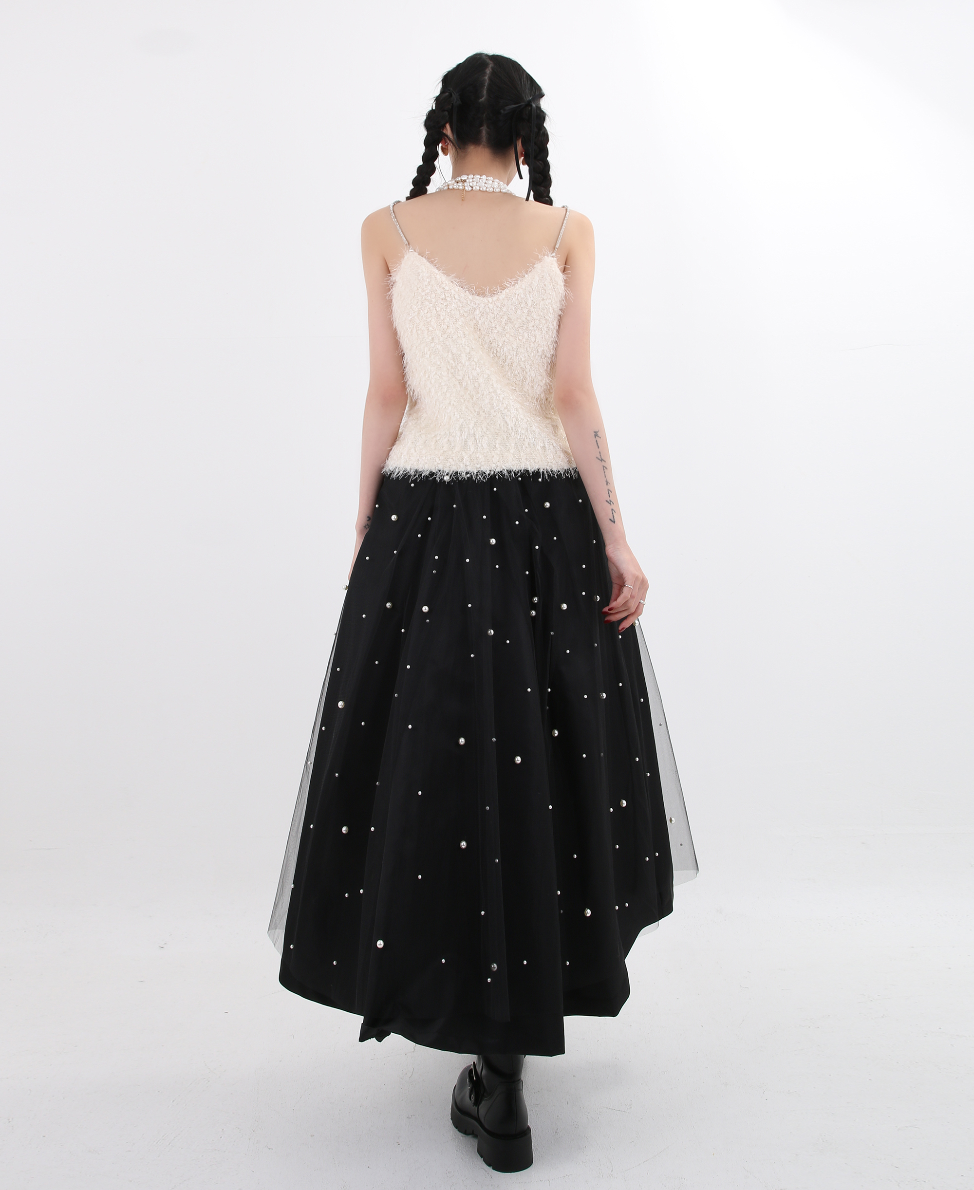 ストラップ付ファータッチキャミソール | 詳細画像9