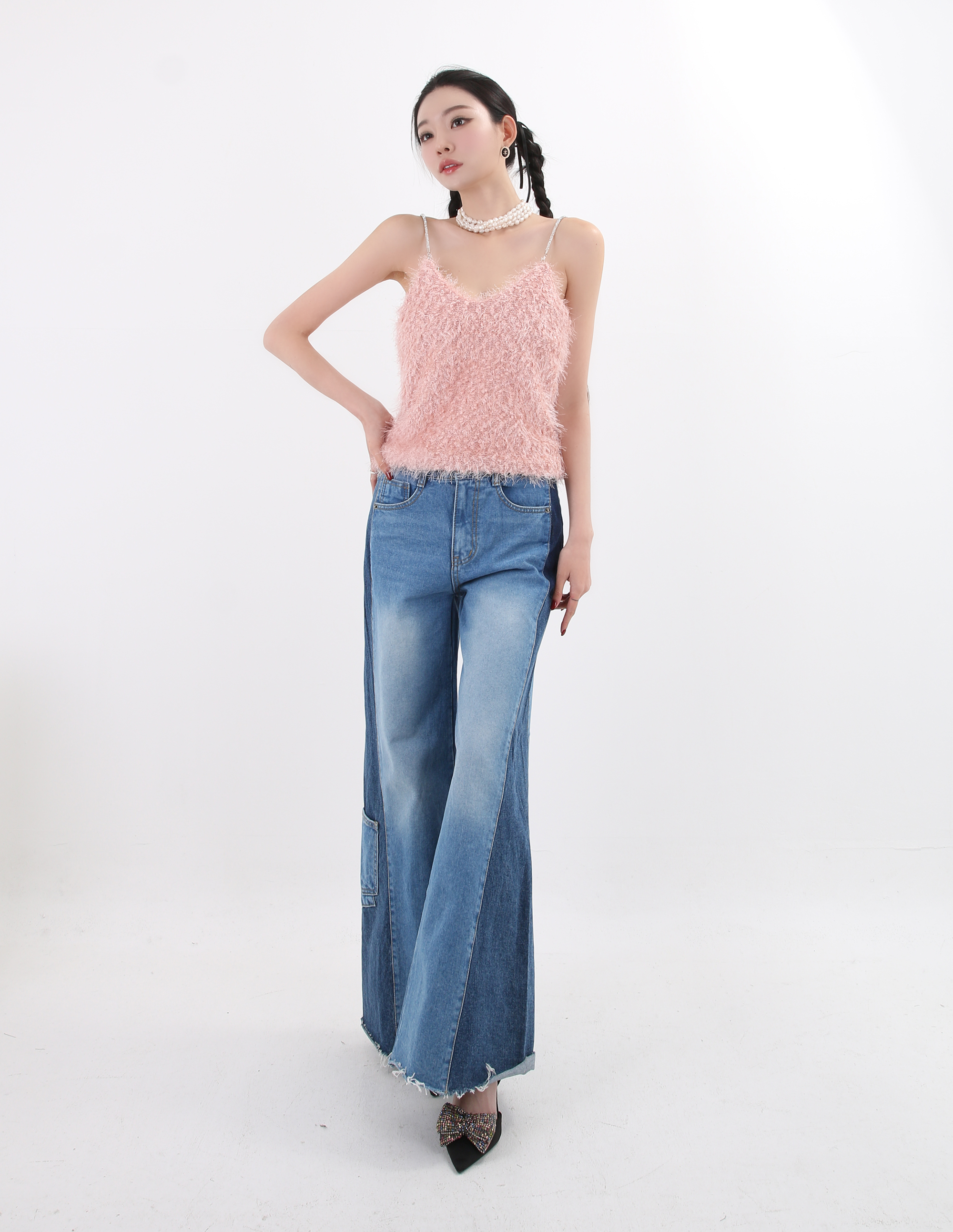 ストラップ付ファータッチキャミソール | 詳細画像14