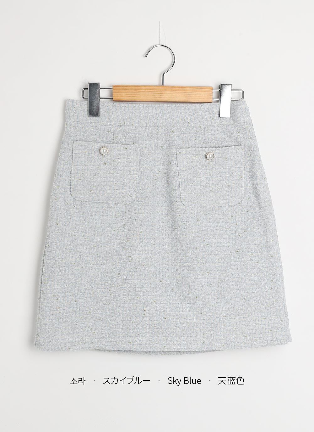 ツイードカラーブラウス&ポケットスカートSET | DHOLIC | 詳細画像34