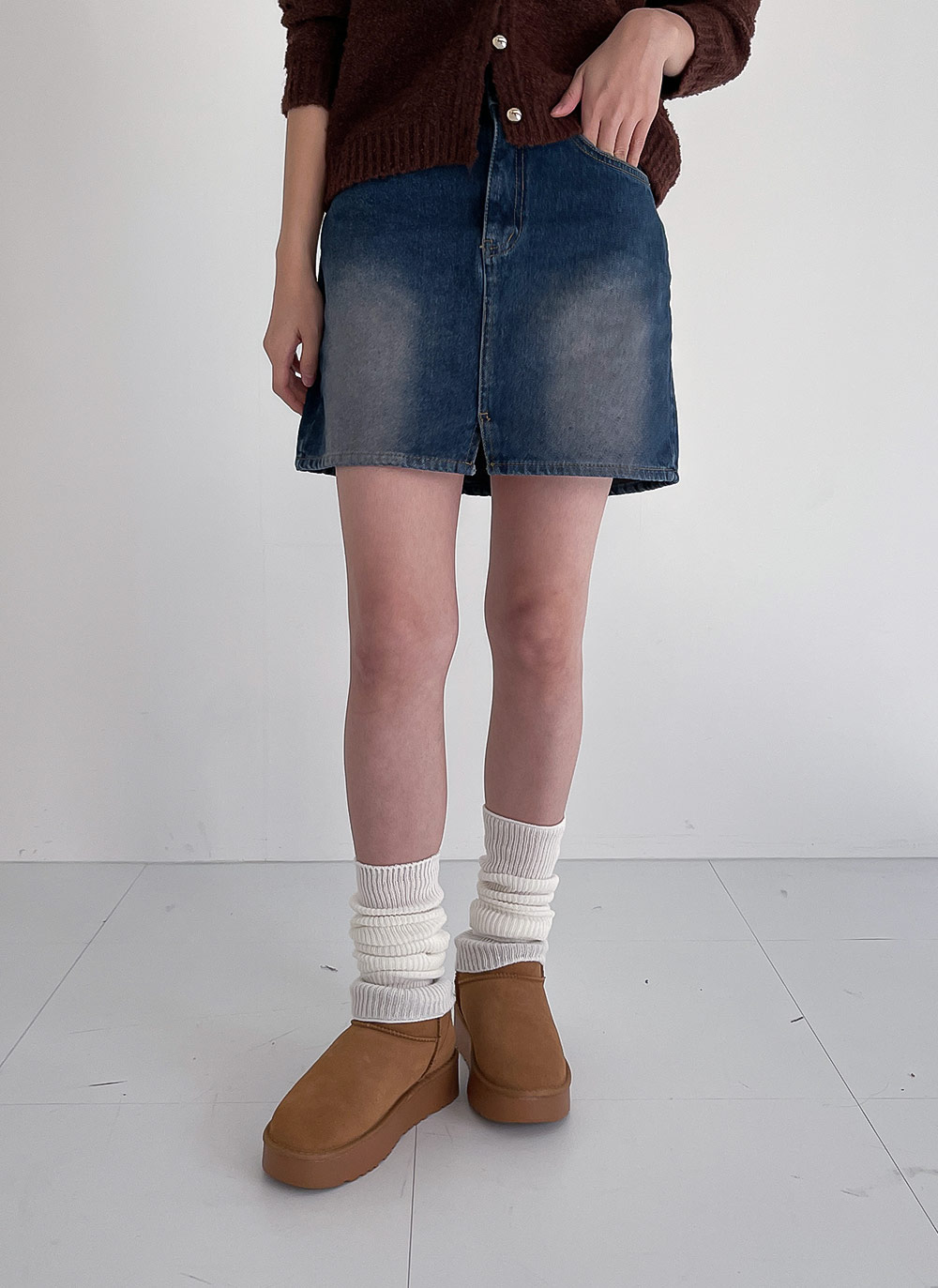 カシミヤ混リブニットマルチウォーマー | DHOLIC | 詳細画像22