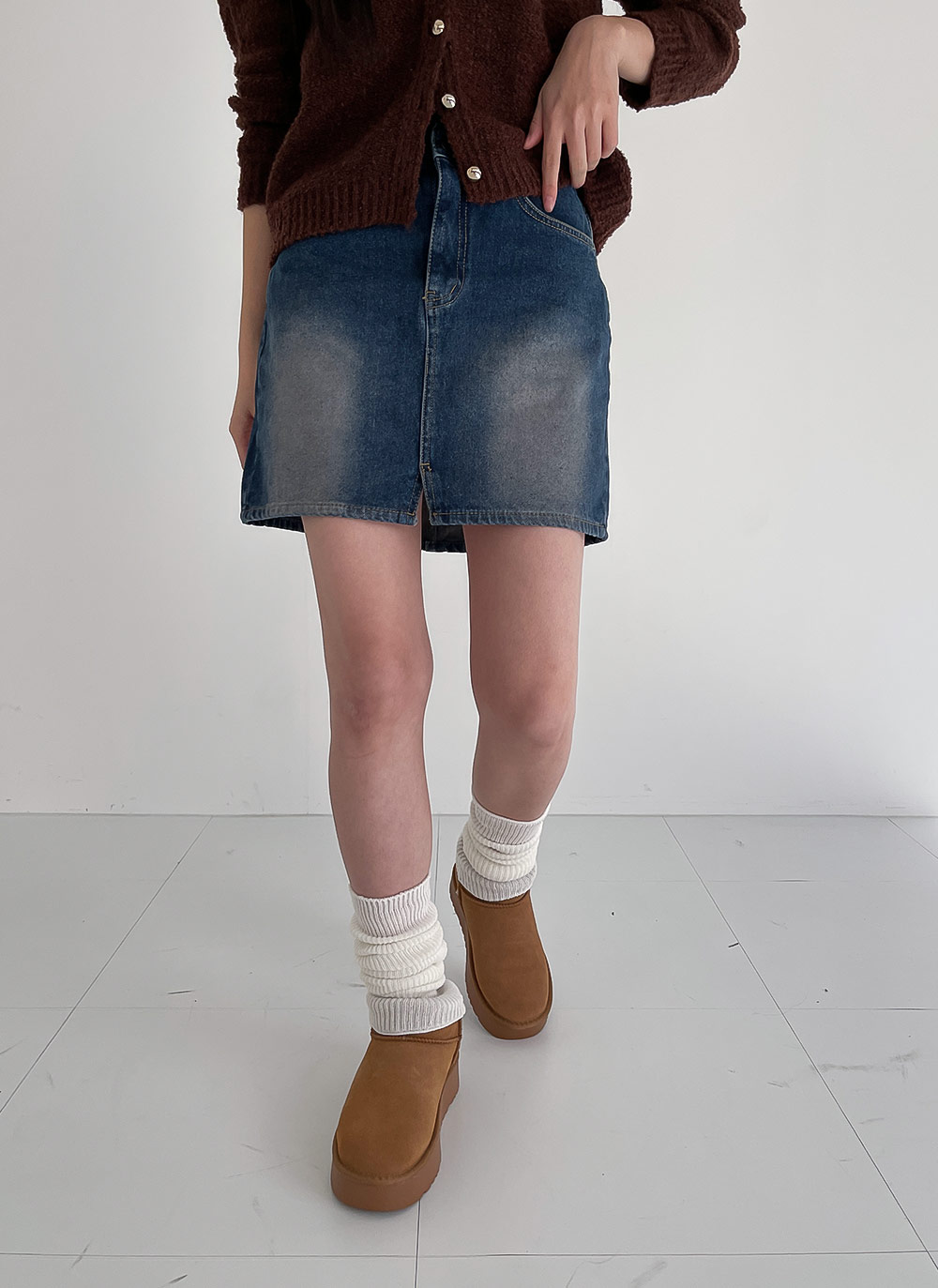 カシミヤ混リブニットマルチウォーマー | DHOLIC | 詳細画像23