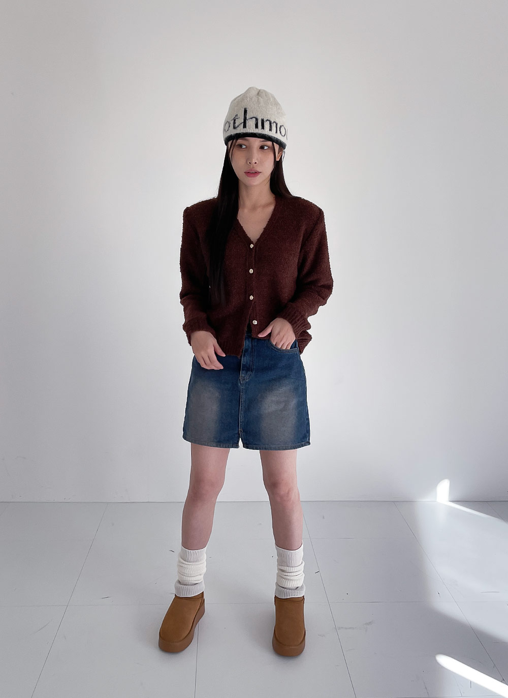 カシミヤ混リブニットマルチウォーマー | DHOLIC | 詳細画像24