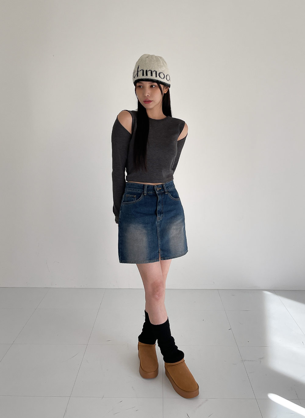 カシミヤ混リブニットマルチウォーマー | DHOLIC | 詳細画像29