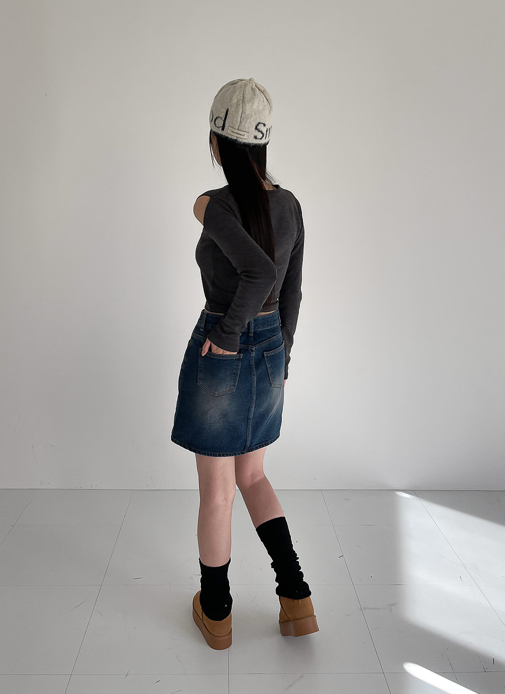 カシミヤ混リブニットマルチウォーマー | DHOLIC | 詳細画像30