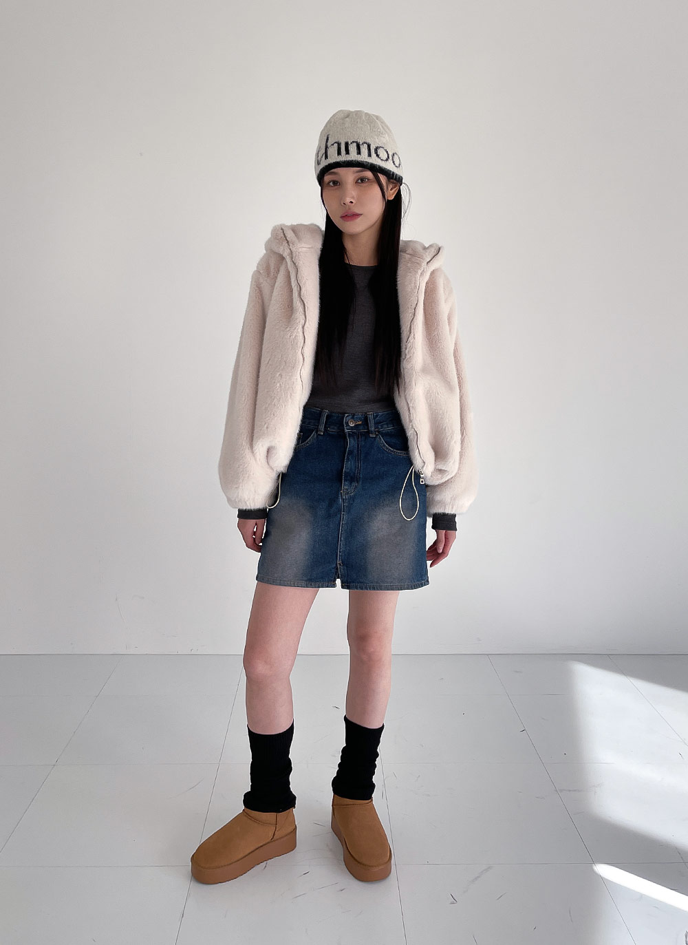 カシミヤ混リブニットマルチウォーマー | DHOLIC | 詳細画像32