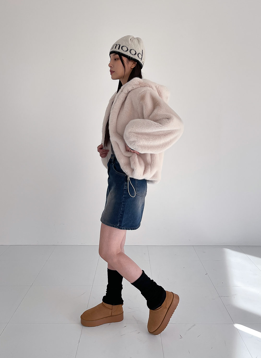 カシミヤ混リブニットマルチウォーマー | DHOLIC | 詳細画像33