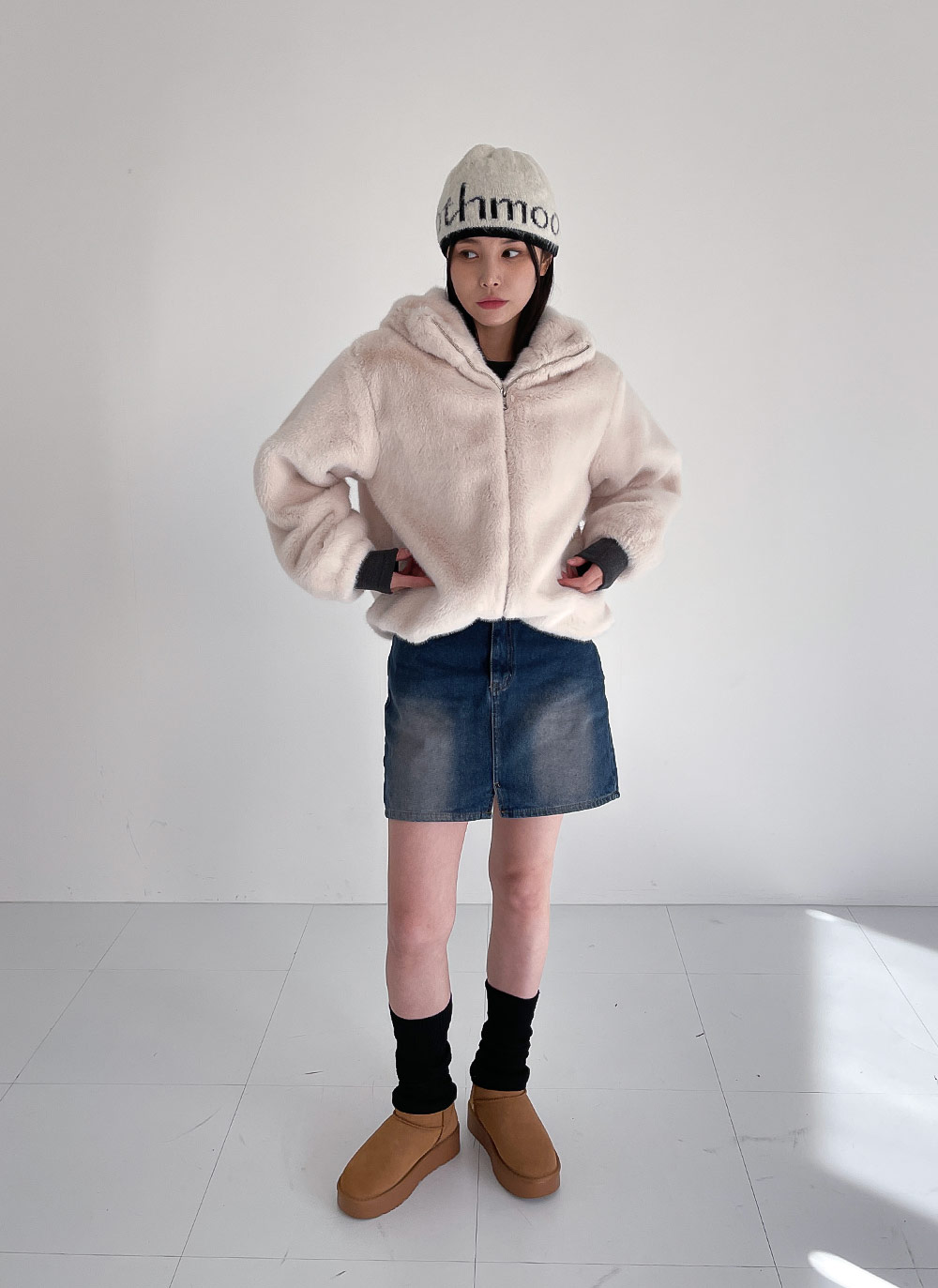 カシミヤ混リブニットマルチウォーマー | DHOLIC | 詳細画像35