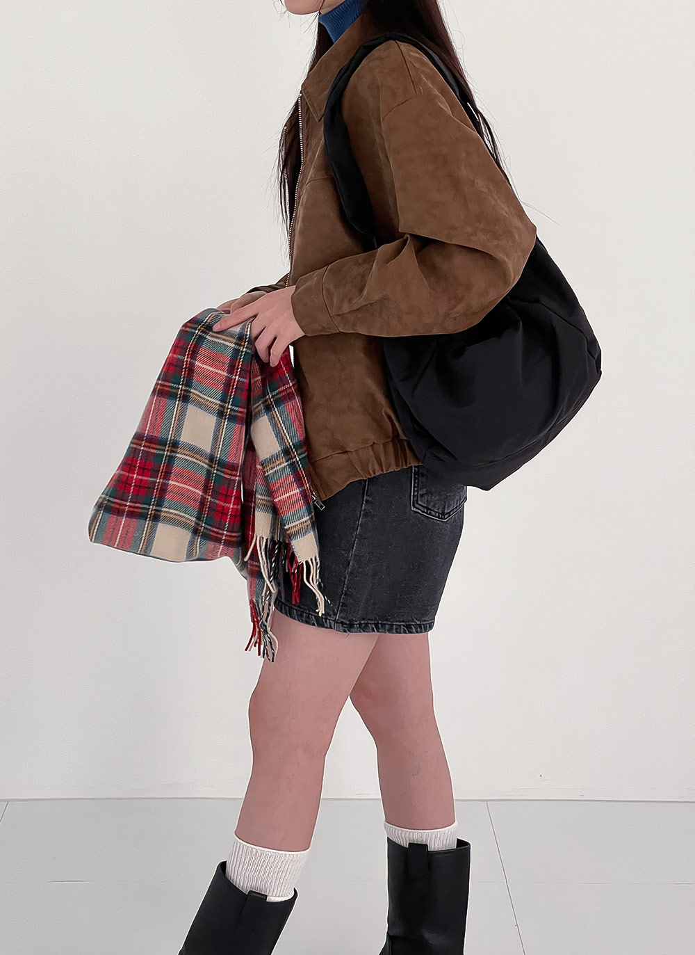 カシミヤ混リブニットマルチウォーマー | DHOLIC | 詳細画像43