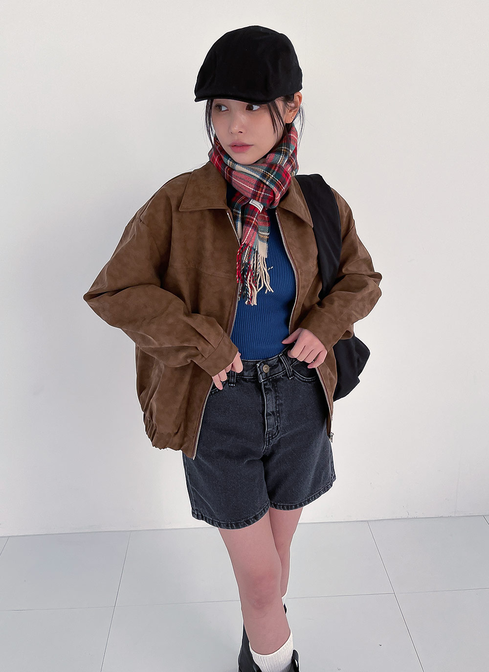 裏起毛ショートデニムパンツ | DHOLIC | 詳細画像17