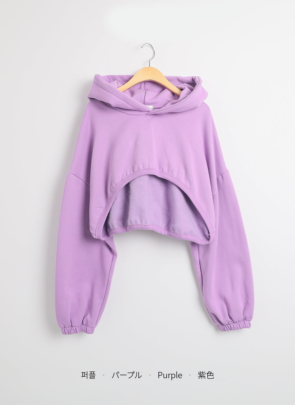 裏起毛アンバランスコットンパーカー | DHOLIC | 詳細画像18