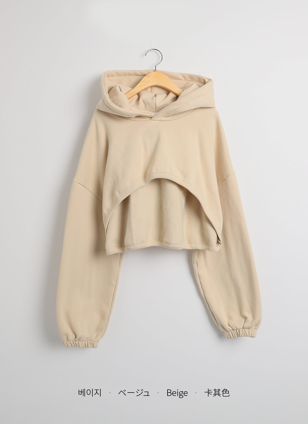 裏起毛アンバランスコットンパーカー | DHOLIC | 詳細画像19