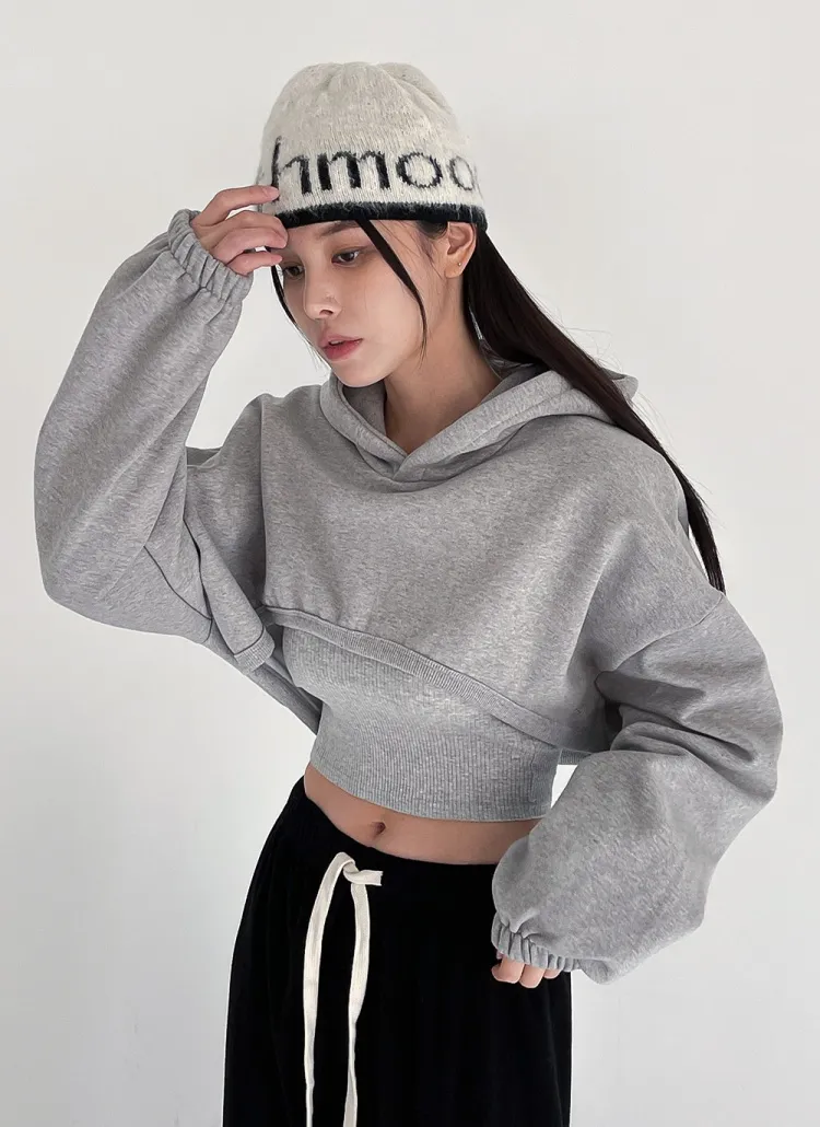 裏起毛アンバランスコットンパーカー | DHOLIC | 詳細画像1