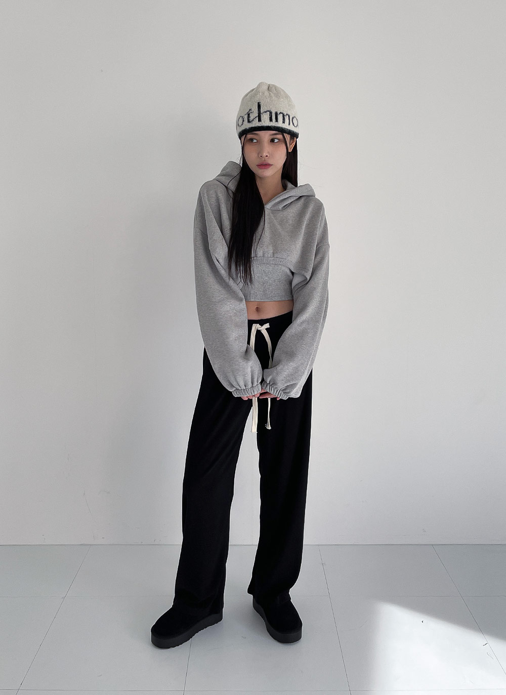 裏起毛アンバランスコットンパーカー | DHOLIC | 詳細画像3