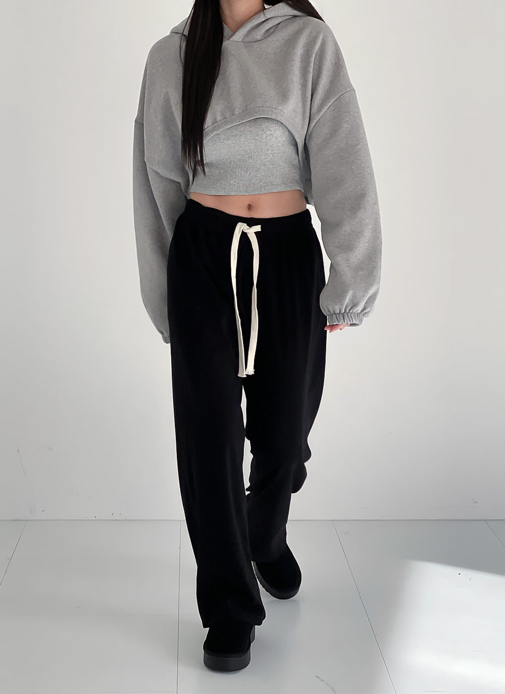 裏起毛アンバランスコットンパーカー | DHOLIC | 詳細画像6