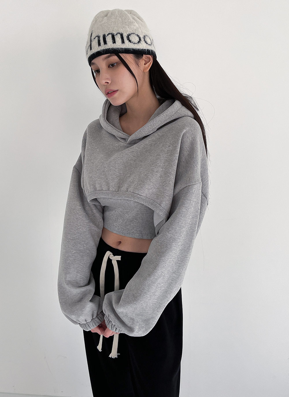 裏起毛アンバランスコットンパーカー | DHOLIC | 詳細画像12