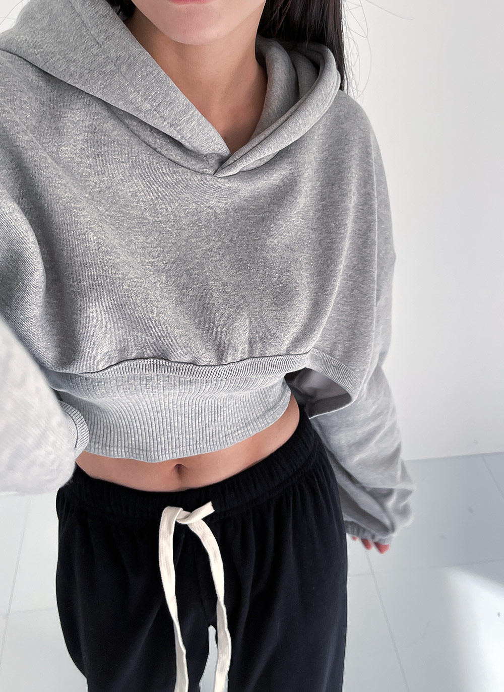 裏起毛アンバランスコットンパーカー | DHOLIC | 詳細画像13