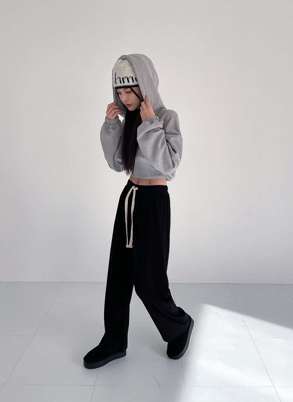 裏起毛アンバランスコットンパーカー | DHOLIC | 詳細画像14