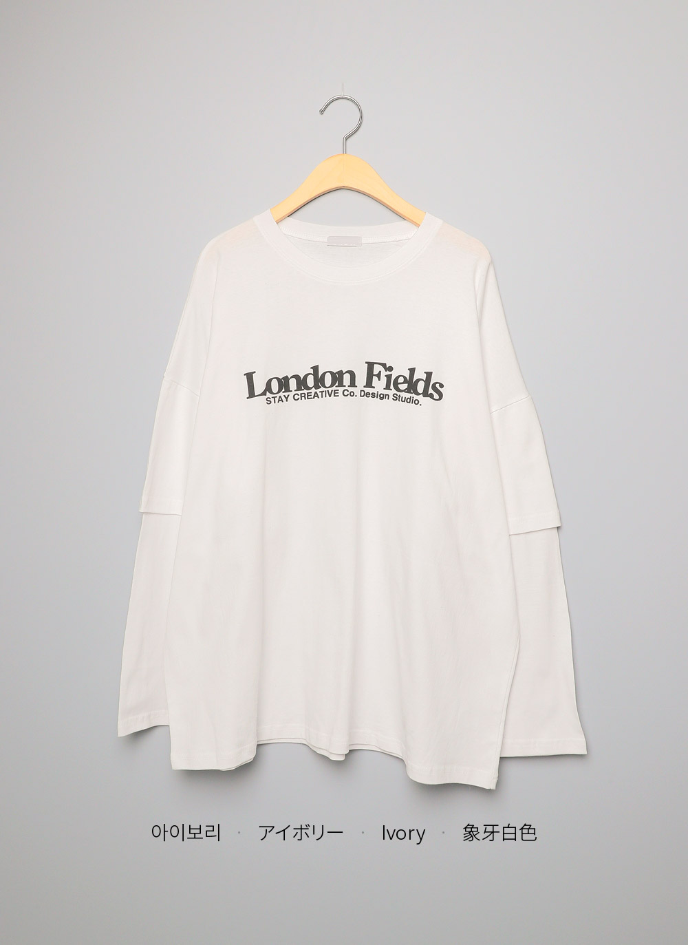 レイヤード風レタリングボクシーTシャツ | DHOLIC | 詳細画像26