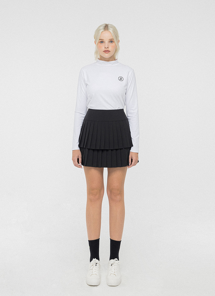 パンツ裏地ティアードプリーツスカートパンツ | 詳細画像2