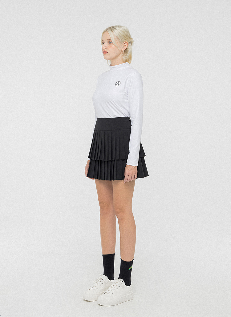 パンツ裏地ティアードプリーツスカートパンツ | 詳細画像4