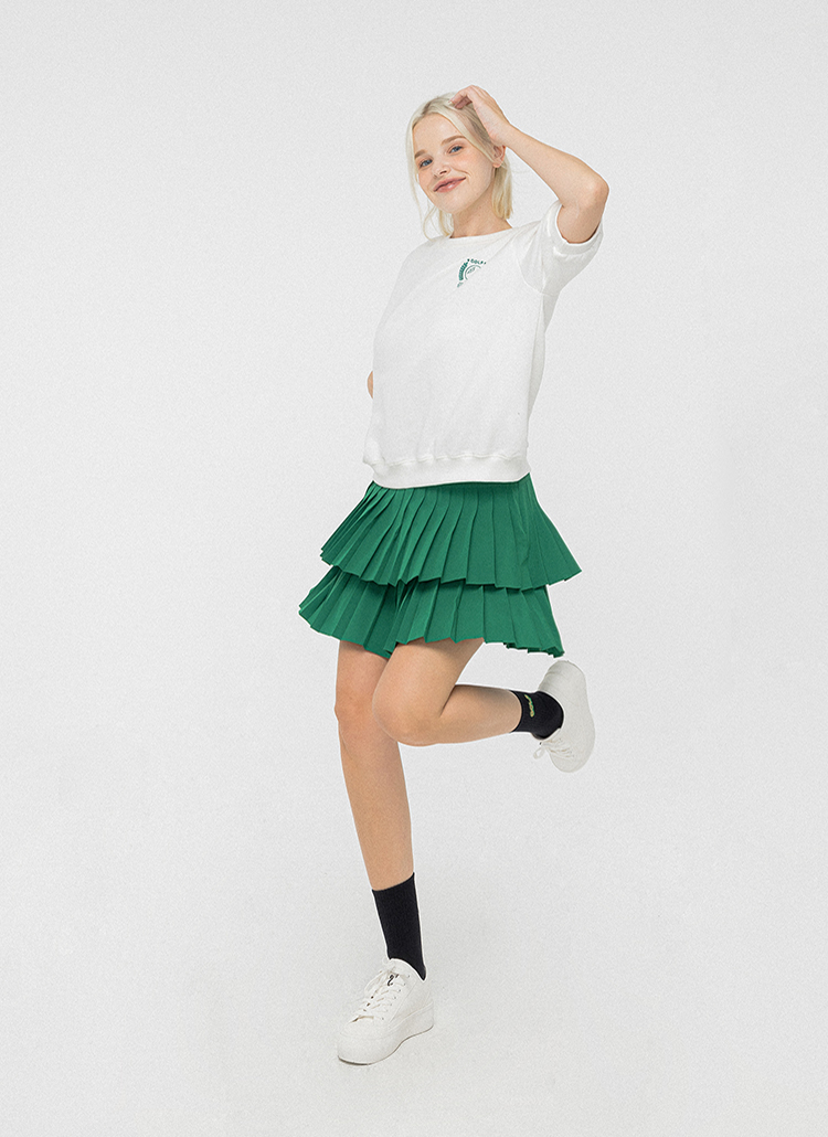 パンツ裏地ティアードプリーツスカートパンツ | 詳細画像18