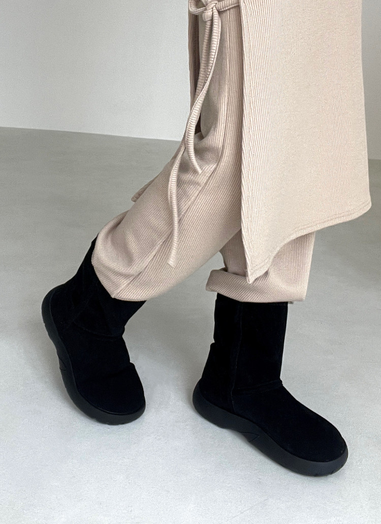 ボア裏地ボリュームソールムートン調ブーツ | 詳細画像7