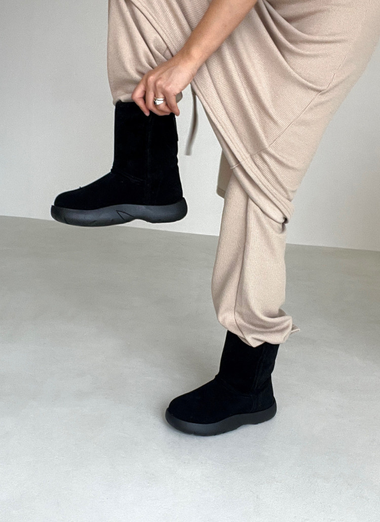 ボア裏地ボリュームソールムートン調ブーツ | 詳細画像9