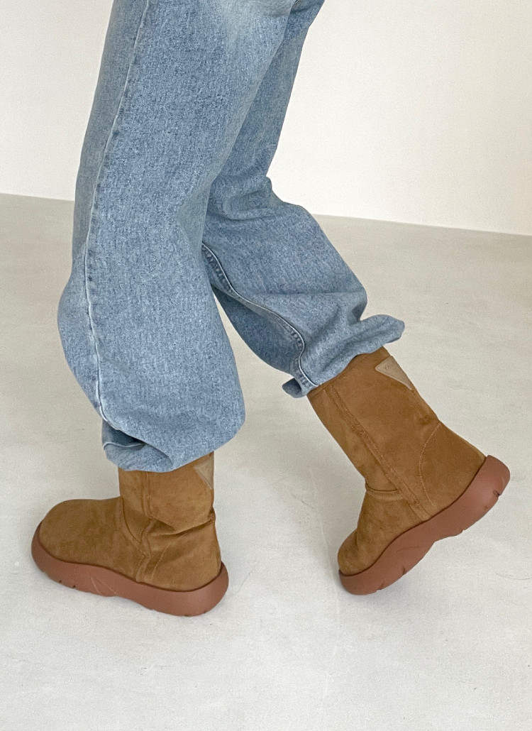 ボア裏地ボリュームソールムートン調ブーツ | 詳細画像19