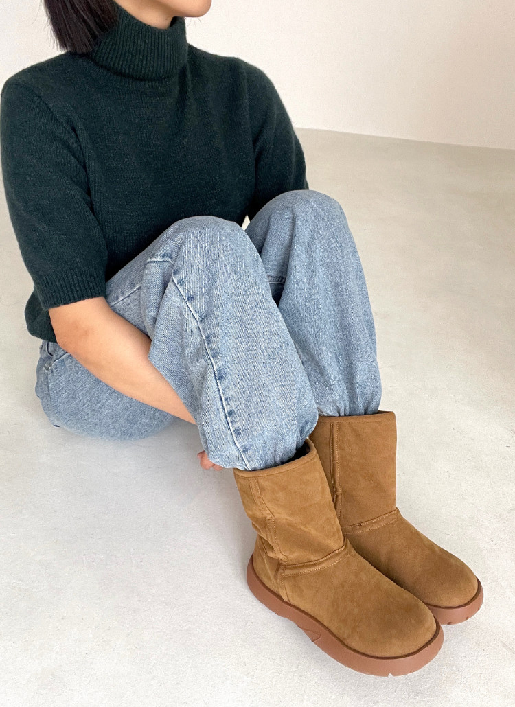 ボア裏地ボリュームソールムートン調ブーツ | 詳細画像20