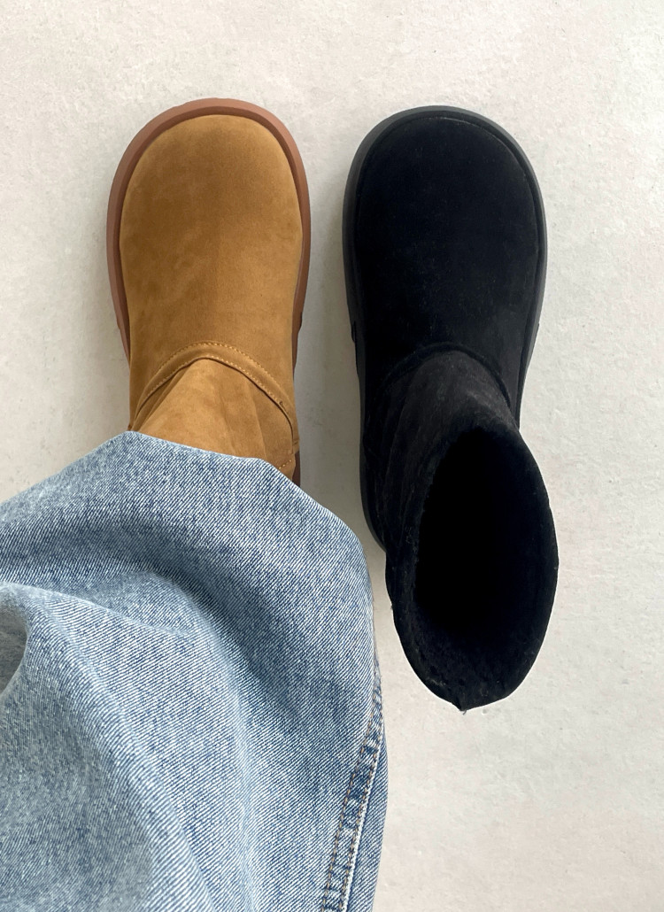 ボア裏地ボリュームソールムートン調ブーツ | 詳細画像24