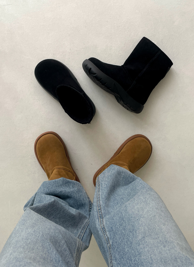 ボア裏地ボリュームソールムートン調ブーツ | 詳細画像25