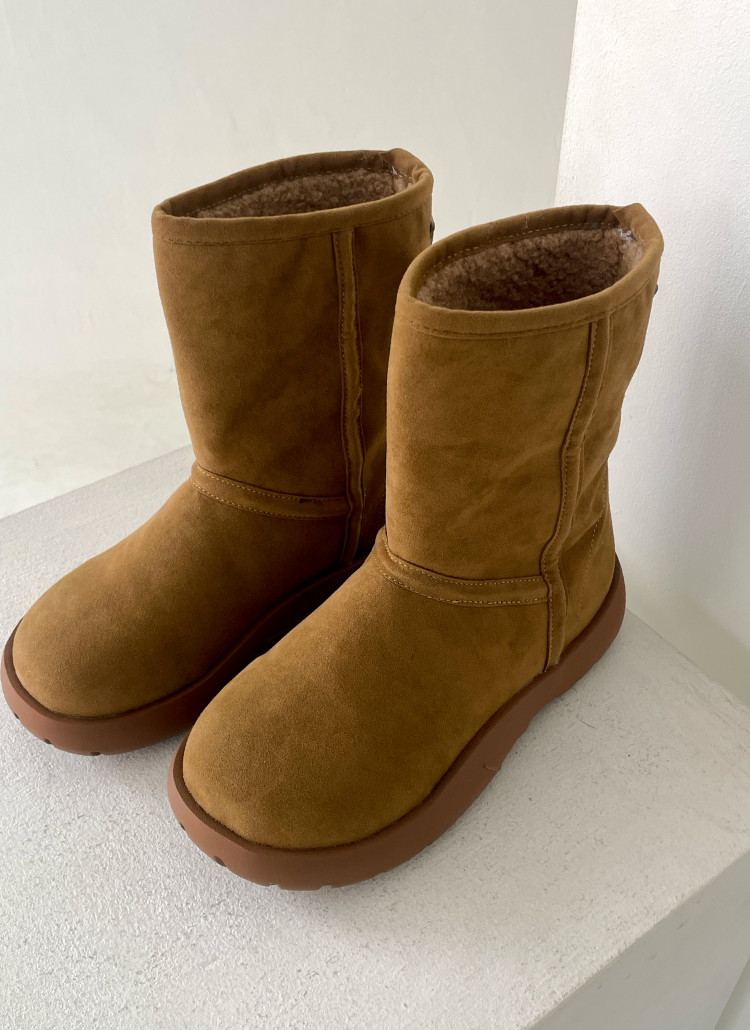 ボア裏地ボリュームソールムートン調ブーツ | 詳細画像30