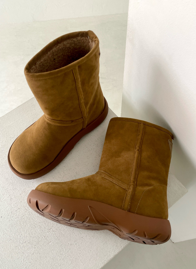 ボア裏地ボリュームソールムートン調ブーツ | 詳細画像31