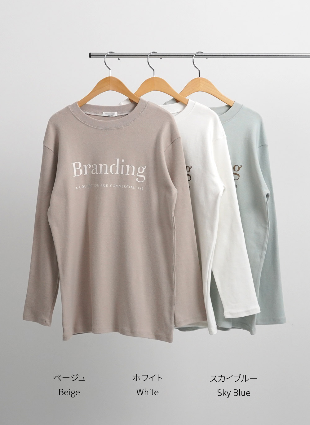 起毛レタリングラウンドTシャツ | DHOLIC | 詳細画像14