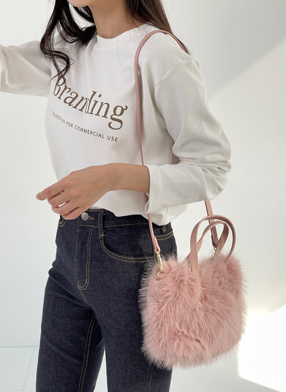 起毛レタリングラウンドTシャツ | DHOLIC | 詳細画像4