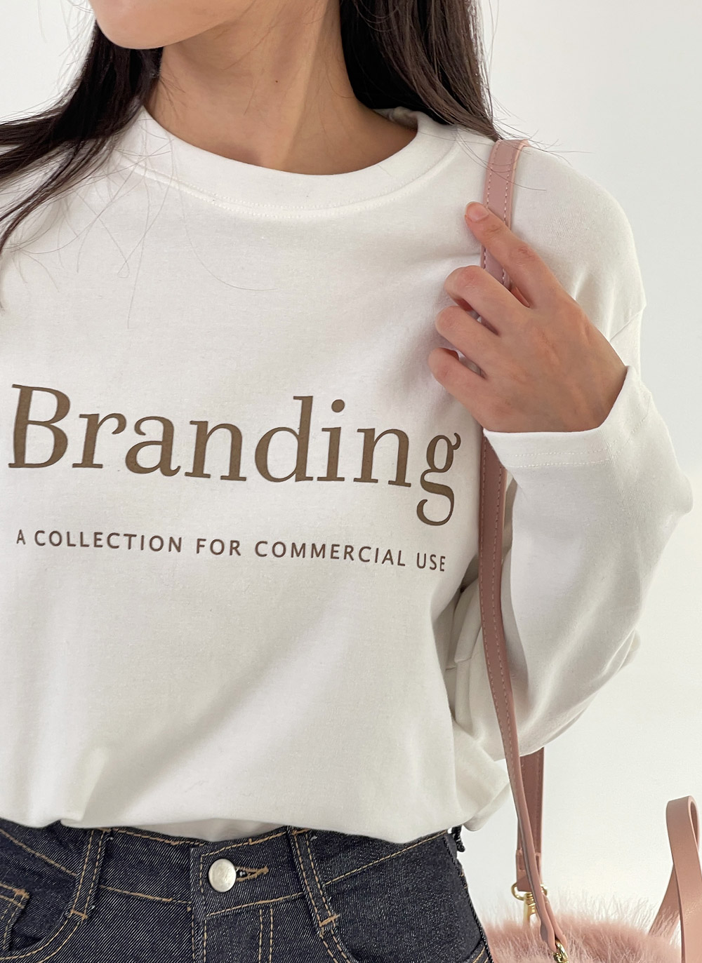 起毛レタリングラウンドTシャツ | DHOLIC | 詳細画像7