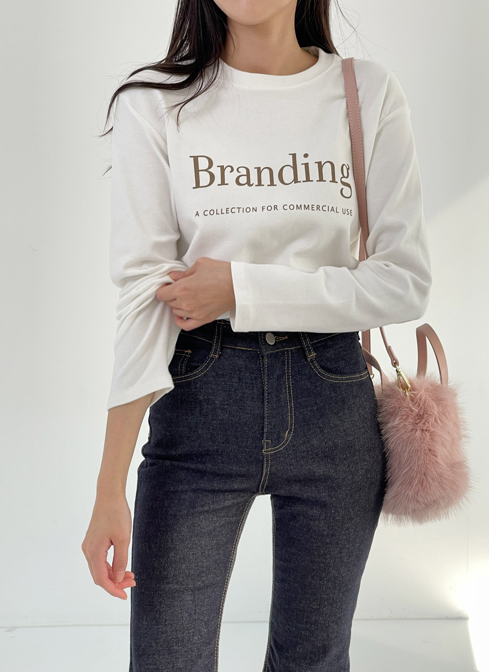 起毛レタリングラウンドTシャツ | DHOLIC | 詳細画像8