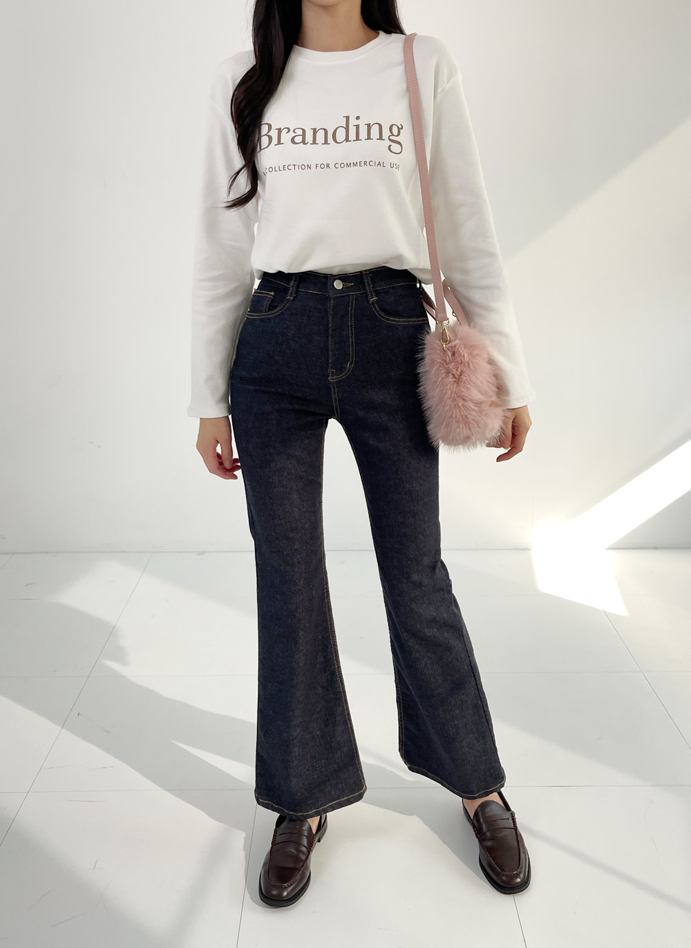 起毛レタリングラウンドTシャツ | DHOLIC | 詳細画像9